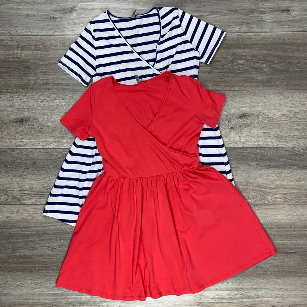 ASOS Jersey Dress Bundle Short Sleeve Ballet